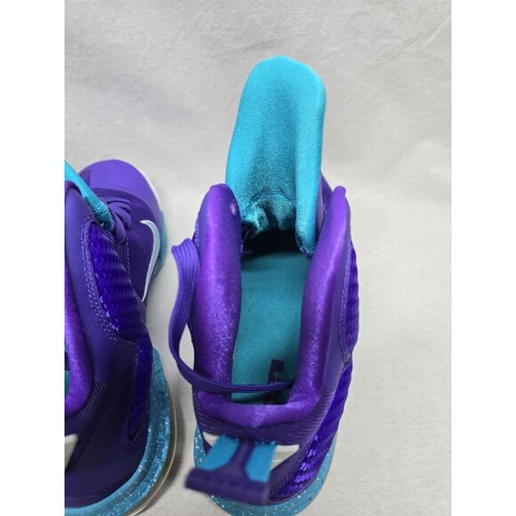 Nike LeBron 9 Summit Lake Hornets Youth Sneakers Size 6Y/Women’s 7.5  472664-500 - Picture 6 of 9